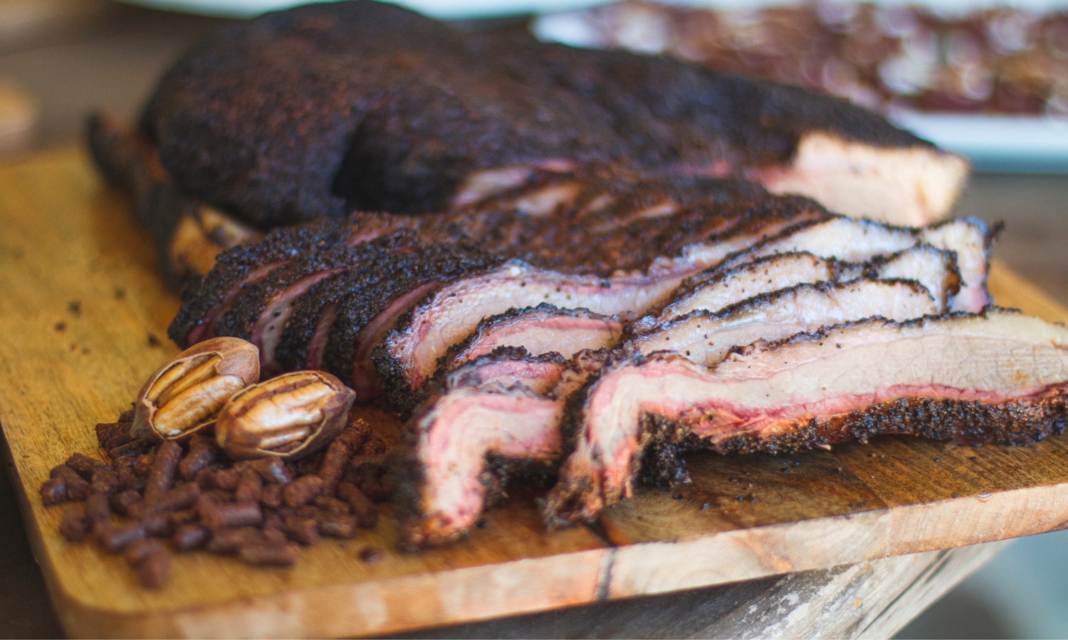 Unmatched Brisket Smoke Ring Made By Pecan Pellets - Smokin' Pecan