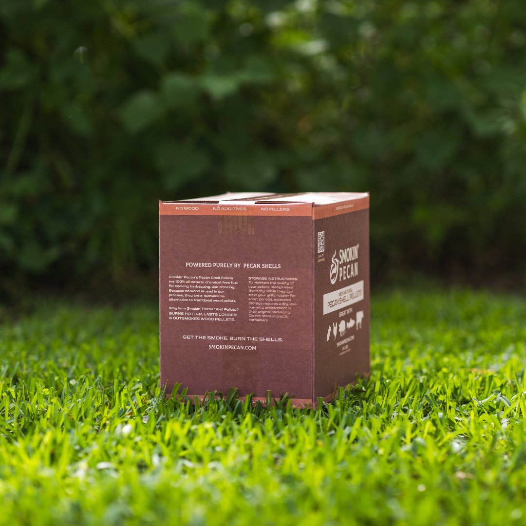 Pecan Shell Pellets - 19.5 lb Box