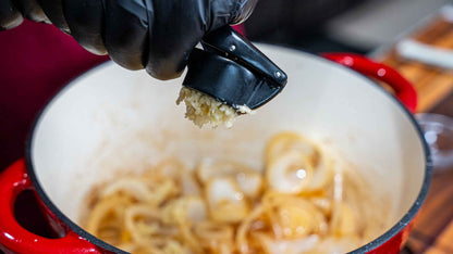 Premium Garlic Press by Smokin and Grillin wit AB