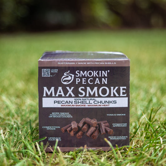 Max Smoke Pecan Shell Chunks - 6 LB Box