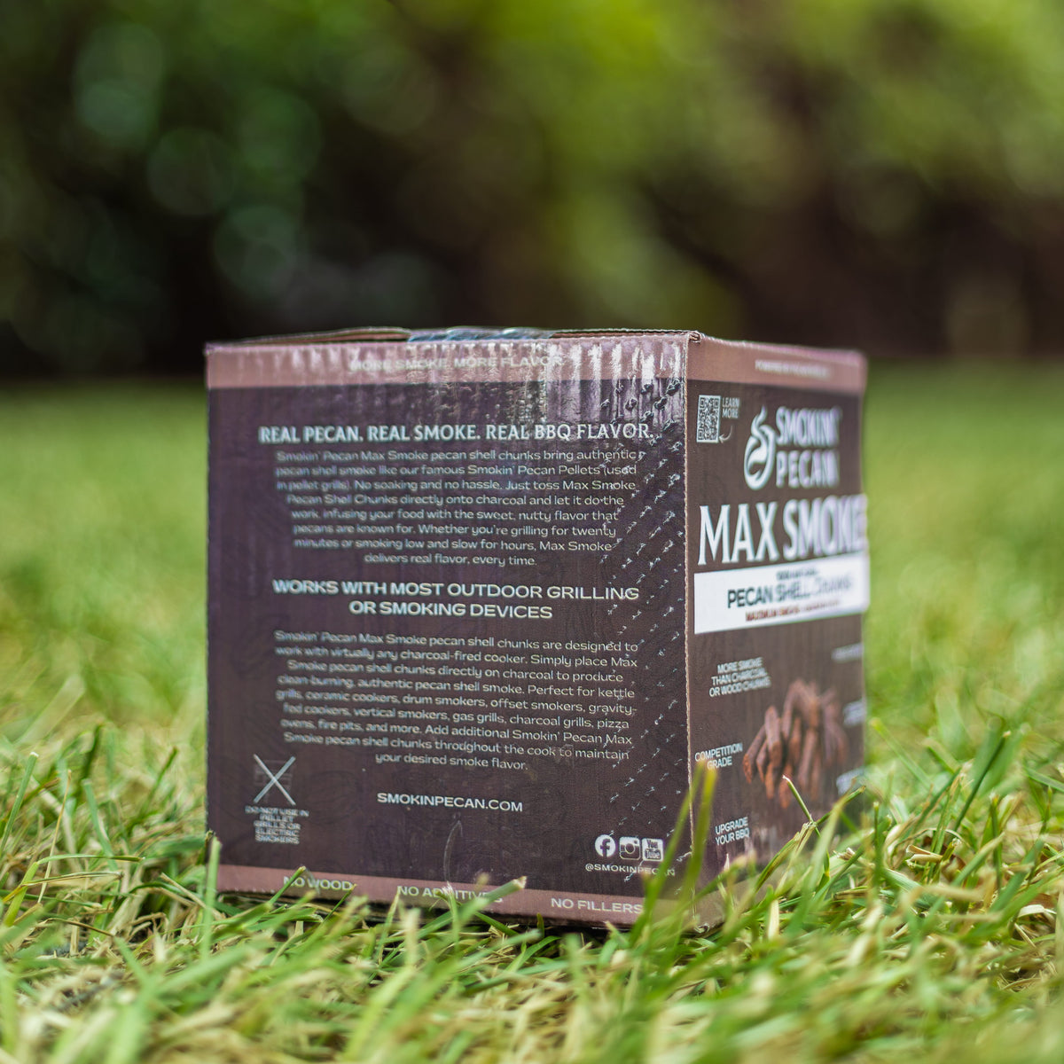 Max Smoke Pecan Shell Chunks - 6 LB Box