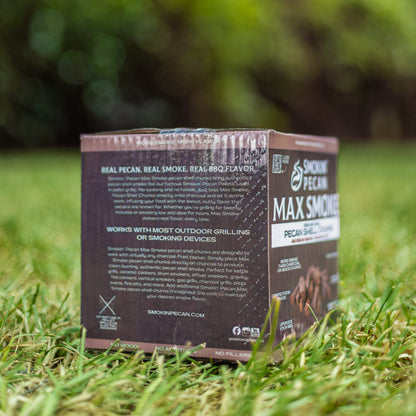 Max Smoke Pecan Shell Chunks - 6 LB Box