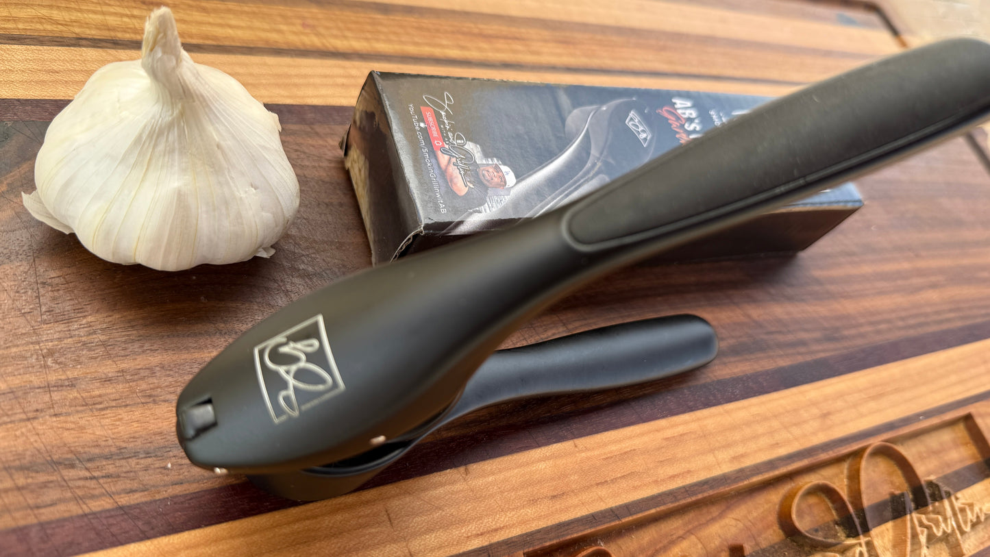 Premium Garlic Press by Smokin and Grillin wit AB