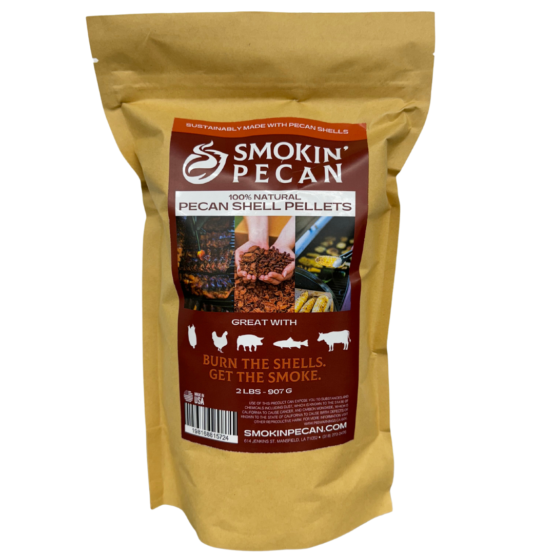 Pecan Shell Pellets - 2 lb Bag