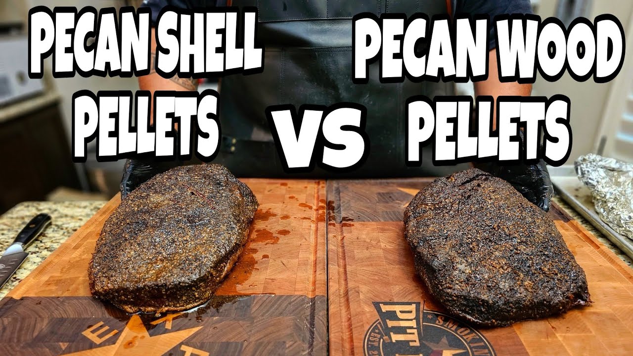 100 Pecan Pellets & Shells for Smoking & Grilling Smokin' Pecan