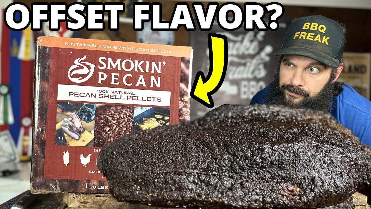 100 Pecan Pellets & Shells for Smoking & Grilling Smokin' Pecan